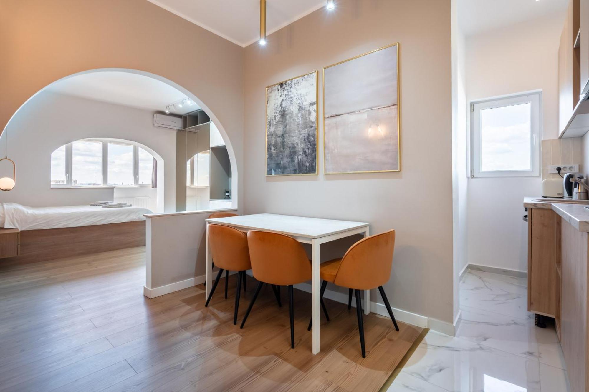Sunset - Luxury Studio On Calea Victoriei Bukarest Exterior foto